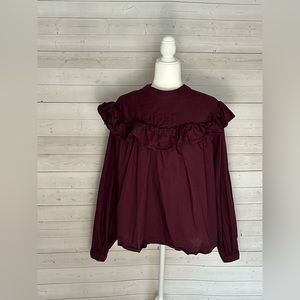 3 for $10 Purple Ruffle Top